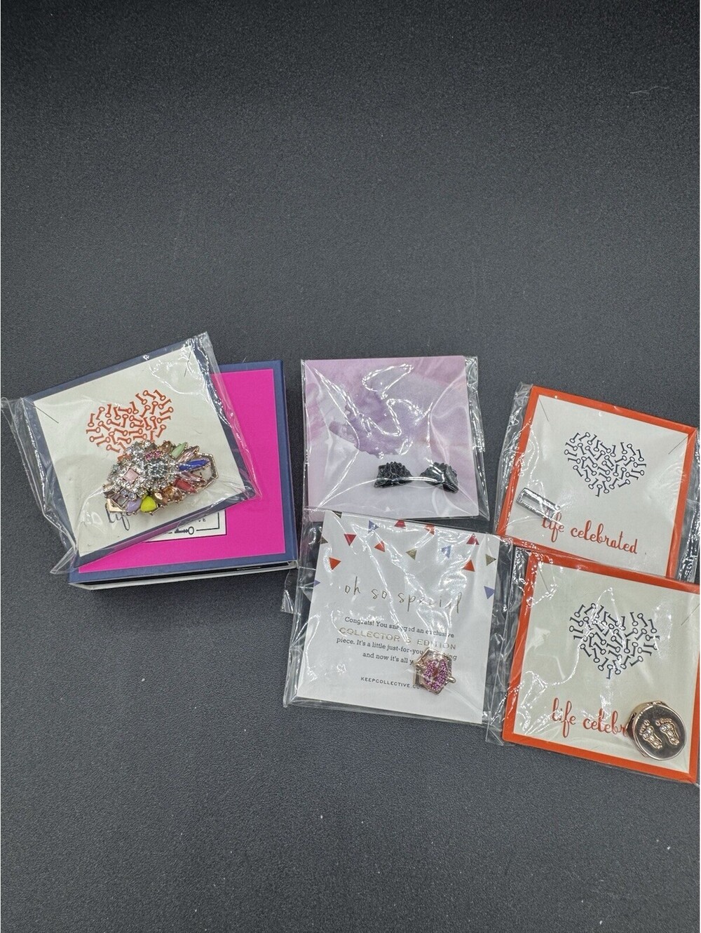 Keep Collective Charm Lot 5 NIB Retired Rose Gold Collector Charms